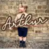 Personalized Custom Name Sign – Decorative Wooden Plaque for Weddings, Nursery, and Home Decor | Multiple Colors & Fonts, Perfect Baby Gift